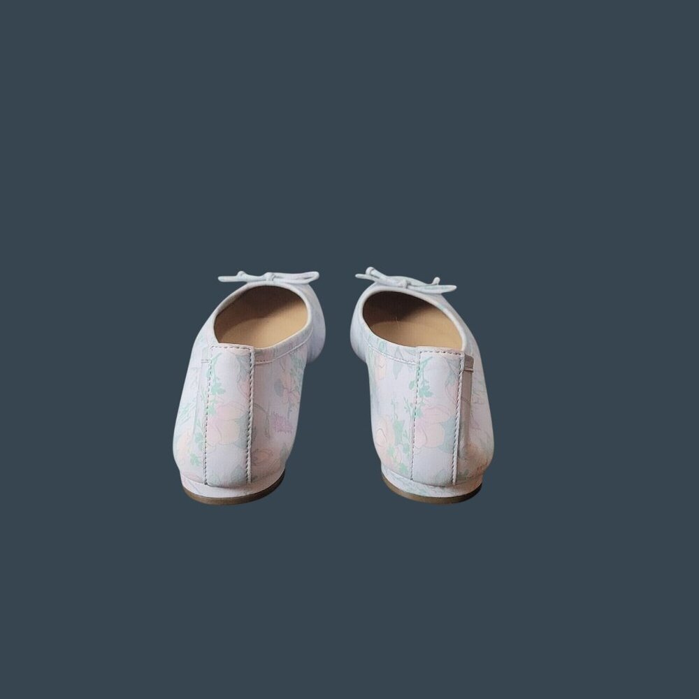 Vionic Callisto Womens Floral/Botanical Leather Flats Size 7 Pale Blue Orthaheel - Picture 5 of 15